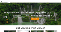 Desktop Screenshot of dulichhobabe.com